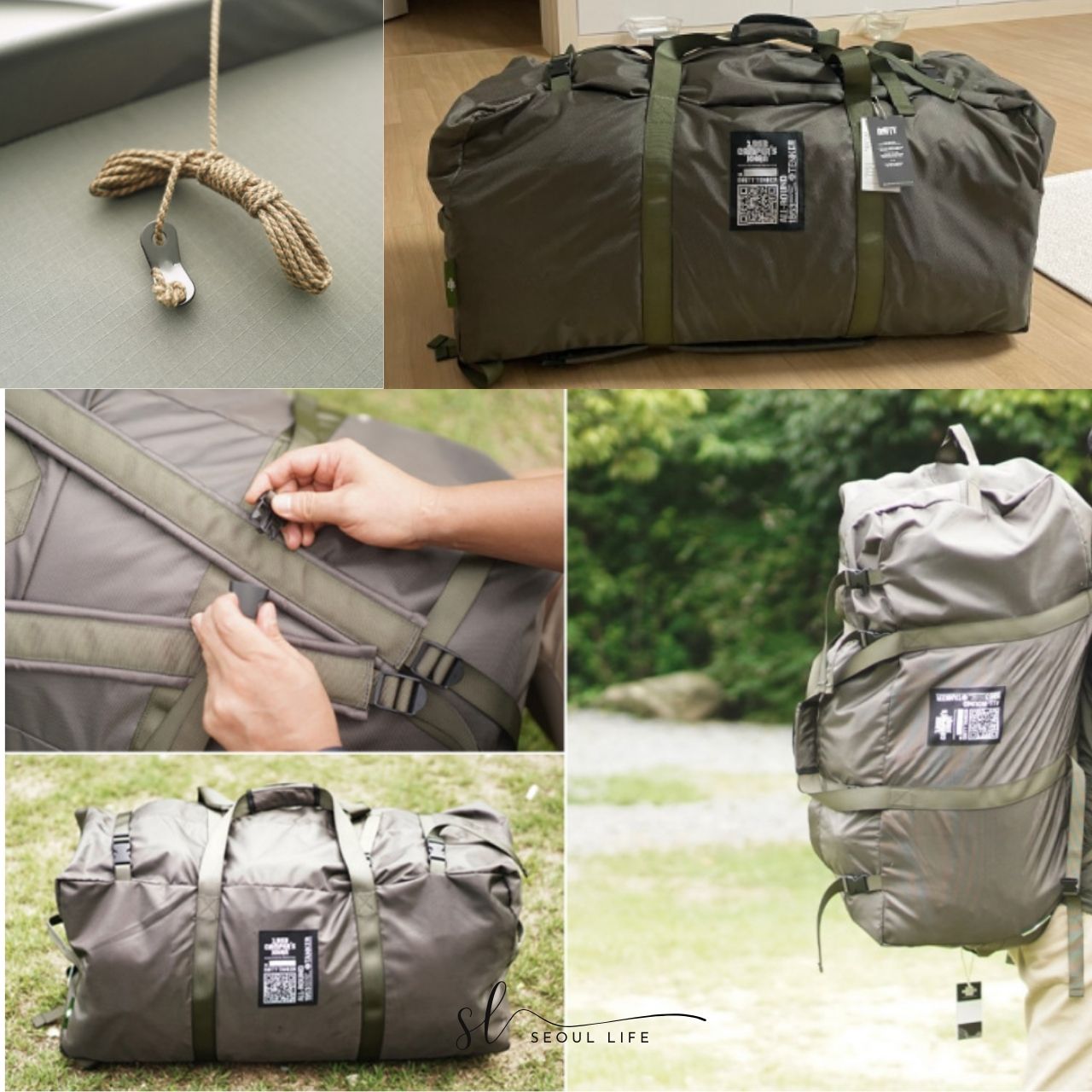 *Camperskan* Tenker 5M Octagon cotton blend (T/C) Tent/ Shelter, all-season, 4 people. Camping Equipment