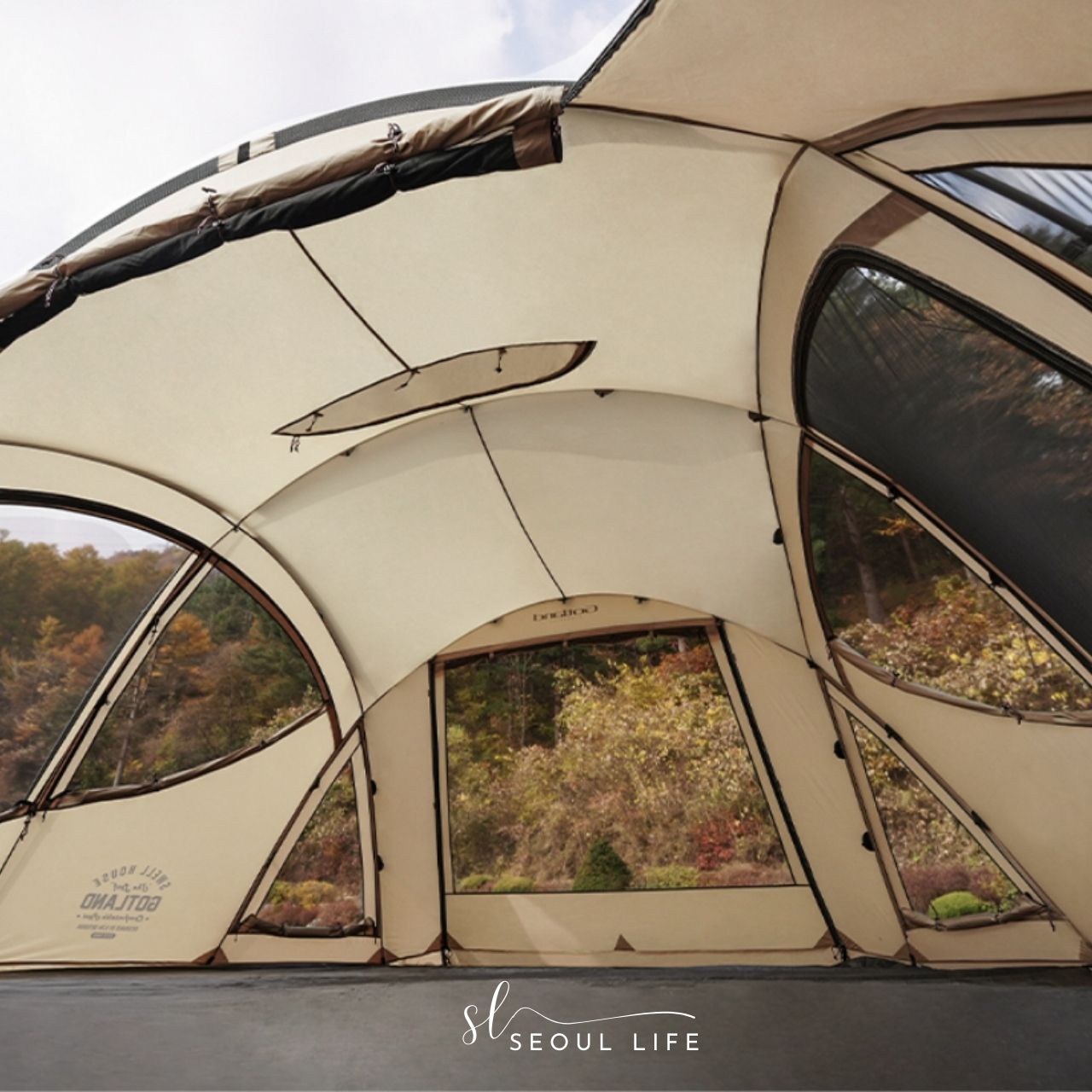 *KZM* Gotland Swell House Camping Tent for 3-4people.