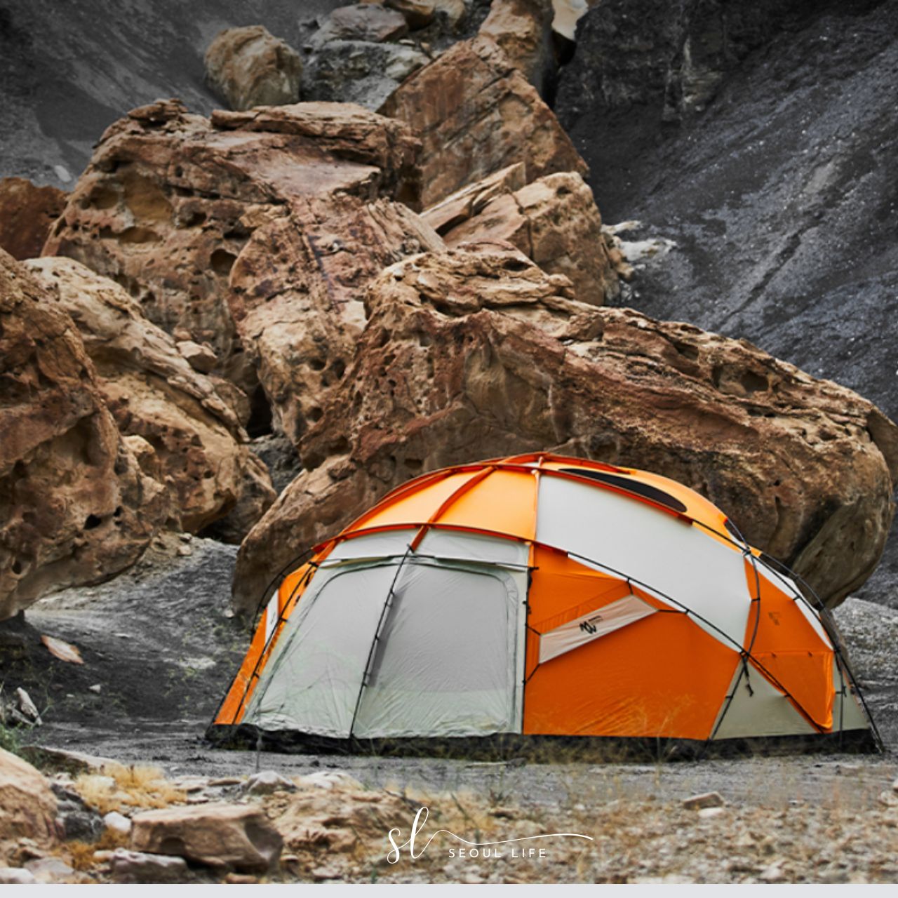 *Minimal Works* Big Ball R Shelter/ four seasons Dome Tent for 4-12 people. Outdoor Camping