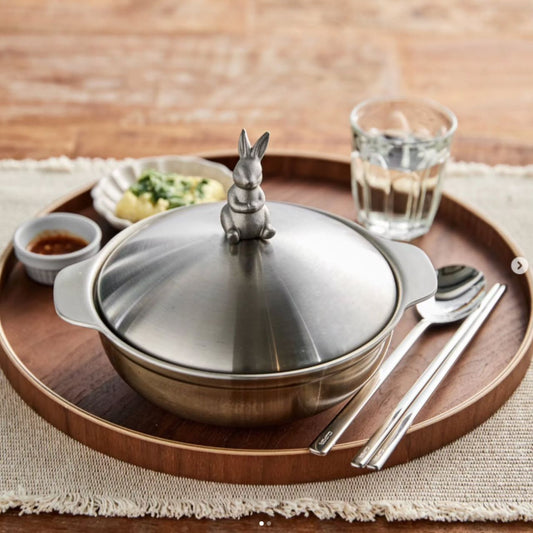 Rabbit Shabu shabu Pot, 20cm, 304 Stainless, Made in Korea