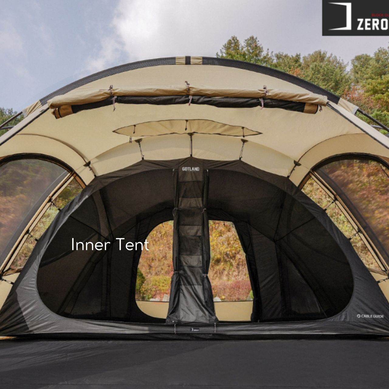 *KZM* Gotland Swell House Camping Tent for 3-4people.