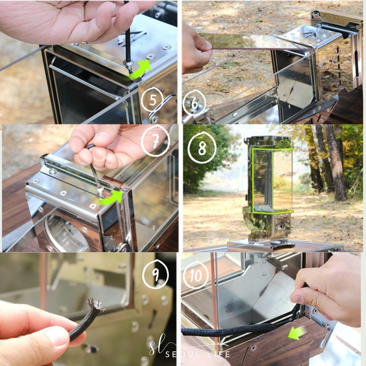 *Wood & Burn* Patio Stove TT for Outdoor Camping Pellet Burning.