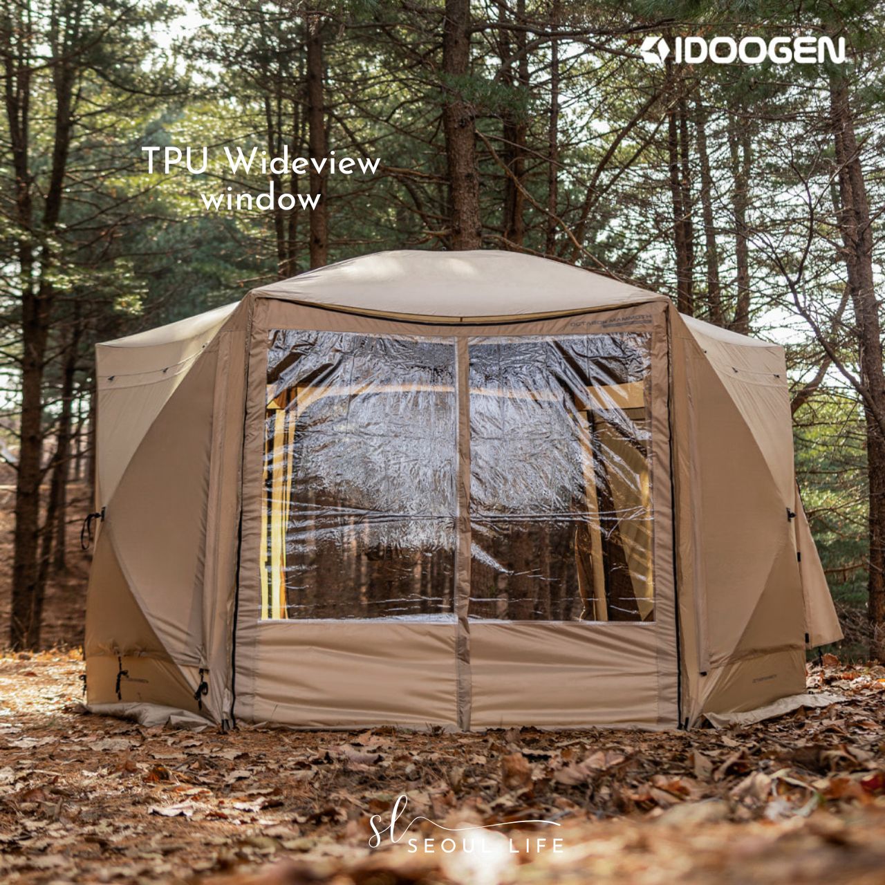 *Idoogen* Component parts for Octagon Mammoth One-touch Tent Shelter.