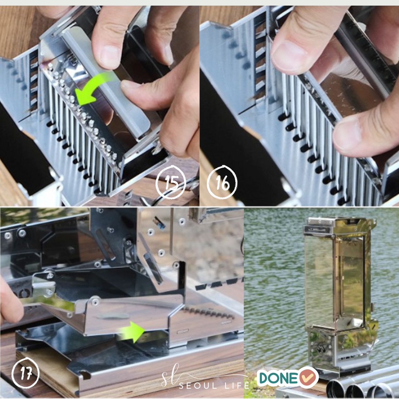 *Wood & Burn* Patio Stove TT for Outdoor Camping Pellet Burning.