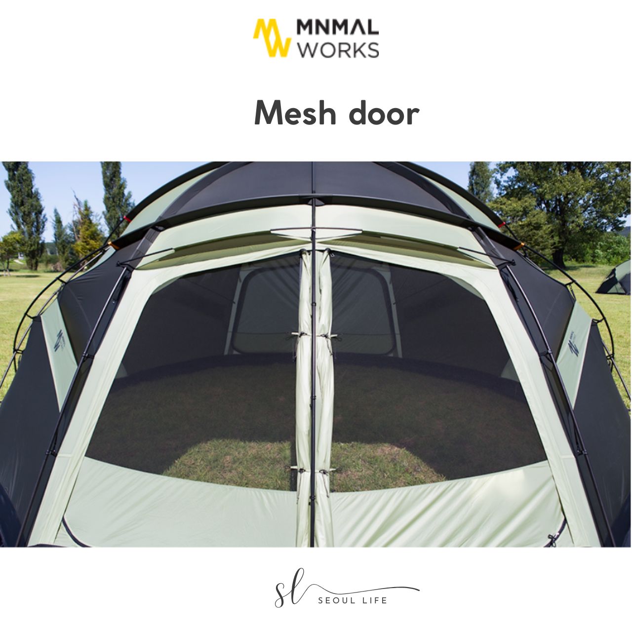 *Minimal Works* Big Ball R Shelter/ four seasons Dome Tent for 4-12 people. Outdoor Camping