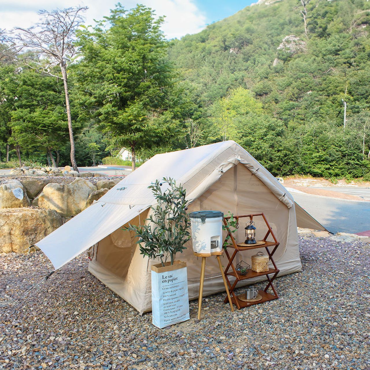 small air tent AirNok] Mini 4.0 Cube Air Tent for 1-2 people – SeoulLife