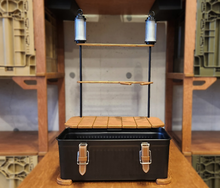 Foldable Wooden Board & Multi Coffee Dripper with additional Hanger Packages for Stanley Classic Lunchbox 9.4Liter-for camping