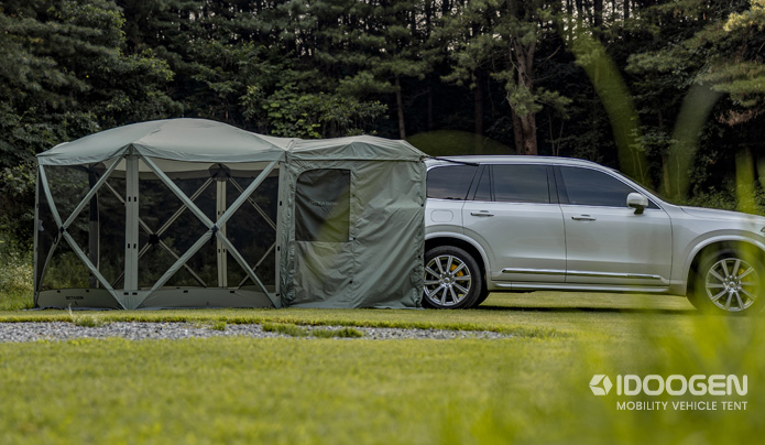 "Idoogen" Octagon One-Touch Car Docking Tent & Shelf for camping
