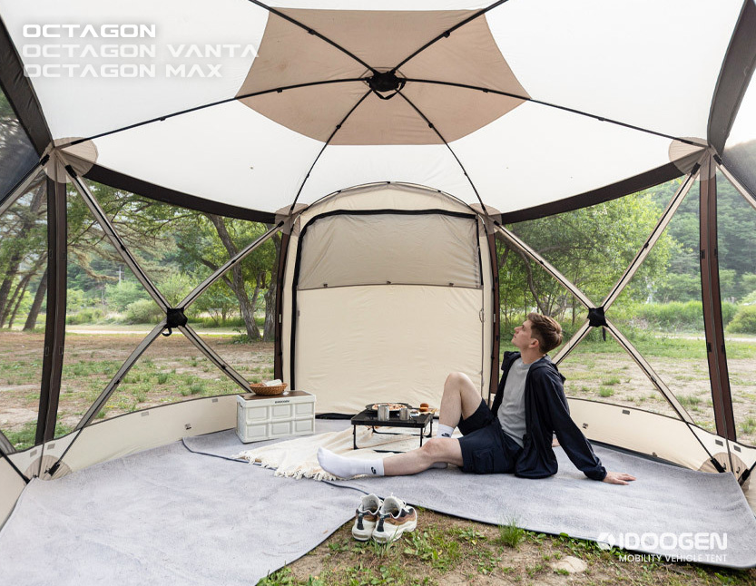 "Idoogen" Octagon One-Touch Car Docking Tent & Shelf for camping