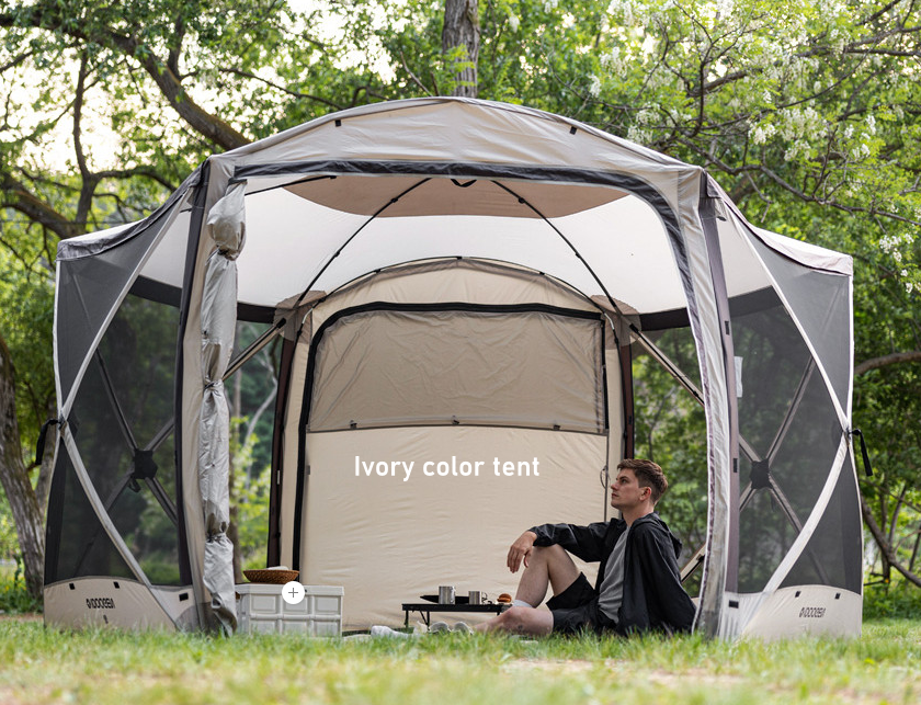 "Idoogen" Octagon One-Touch Car Docking Tent & Shelf for camping