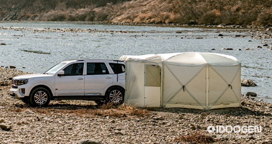 "Idoogen" Octagon One-Touch Car Docking Tent & Shelf for camping
