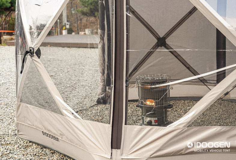 "Idoogen" TPU Sidewall Window & Ground Sheet & Docking tunnel for Octagon Car Docking Tent