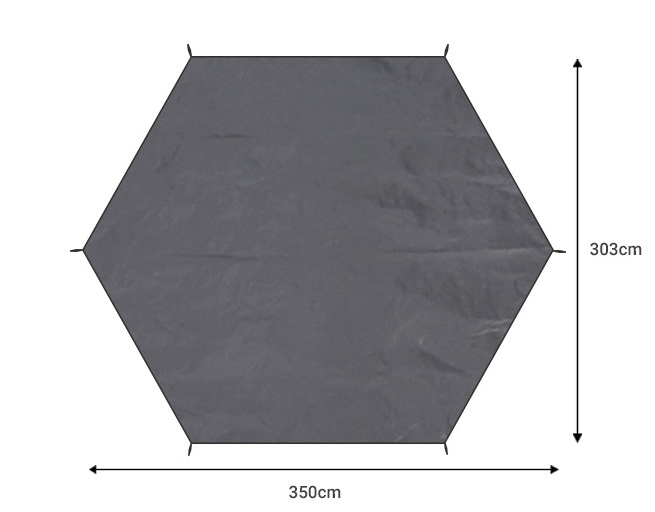 "Idoogen" TPU Sidewall Window & Ground Sheet & Docking tunnel for Octagon Car Docking Tent