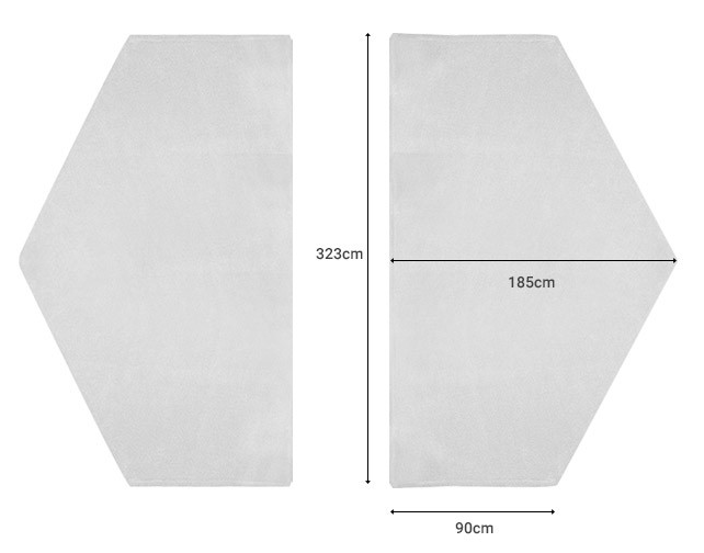 *Idoogen* Rug Carpet for Octagon & Octagon MAX tents for Outdoor Camping