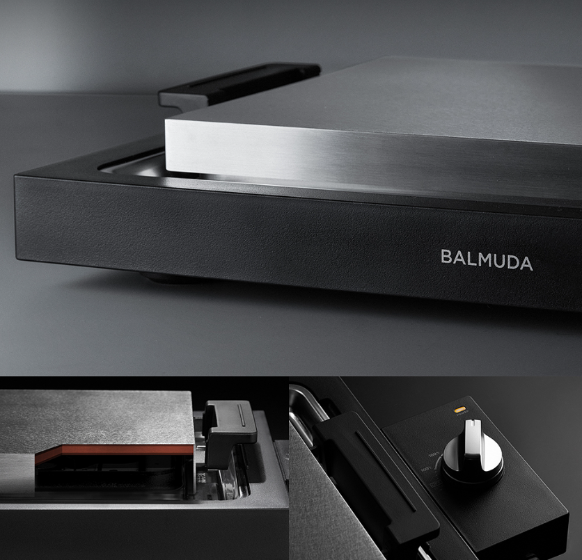 *BALMUDA* The Plate Pro, Clad Stainless Steel Plate & Griddle Pan Set for Outdoor