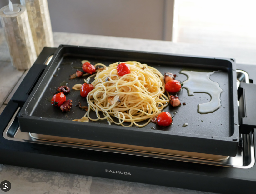 *BALMUDA* The Plate Pro, Clad Stainless Steel Plate & Griddle Pan Set for Outdoor