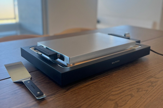 *BALMUDA* The Plate Pro, Clad Stainless Steel Plate & Griddle Pan Set