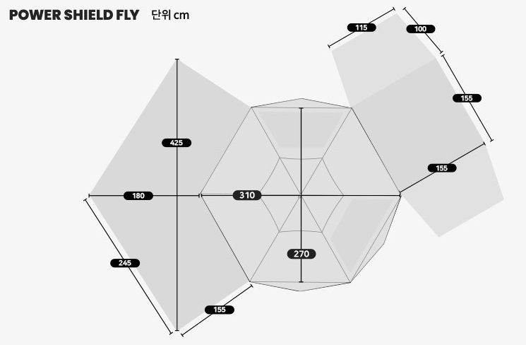 "Idoogen" Additional tent parts for Vantagon car docking tent.