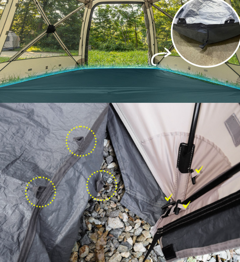 *Idoogen* Additional tent parts for Vantagon Infinity car docking tent.