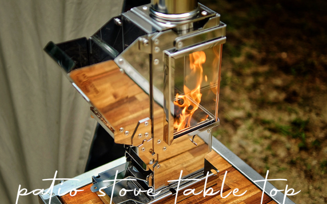 *Wood & Burn* Patio Stove TT for Outdoor Camping Pellet Burning.