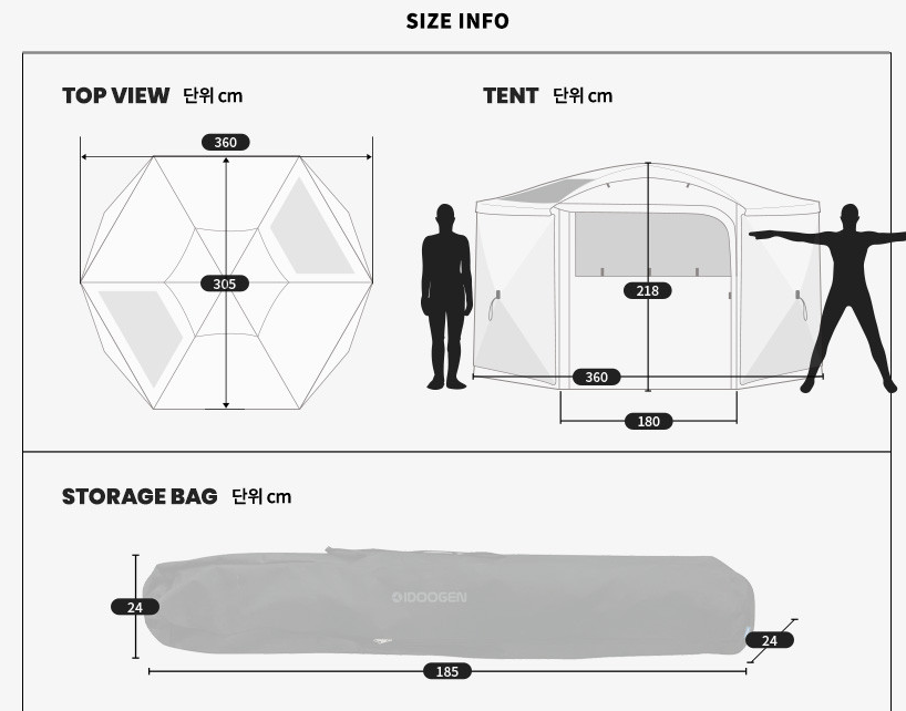 *Idoogen* Octagon MAX Car Docking Tent & Vestibule Tent ( Included Inner tent).