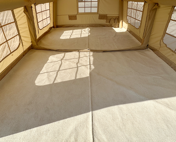 Carpet set for *COODY* Air Tent Familia/ KOALA Air Tent 7/ Ivory, Khaki colors