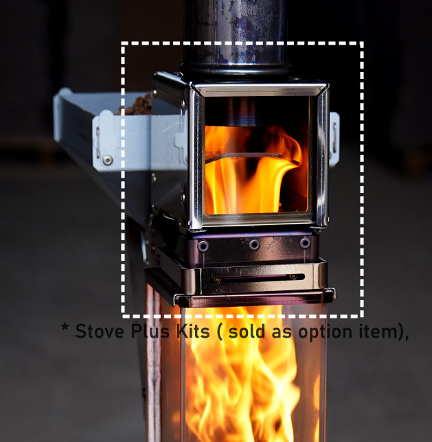 *Wood & Burn* Patio Stove TT for Outdoor Camping Pellet Burning.