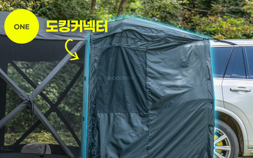 "Idoogen" TPU Sidewall Window & Ground Sheet & Docking tunnel for Octagon Car Docking Tent