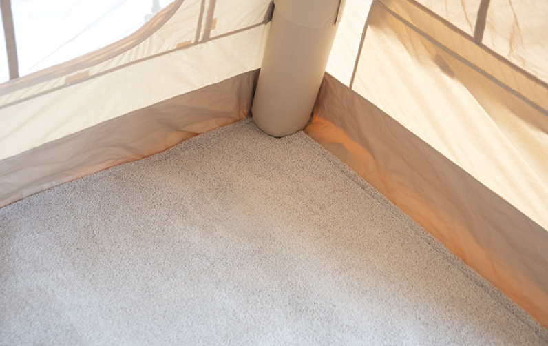 Carpet set for *COODY* Bestona Air Tent, Ivory & Dark Khaki Colors
