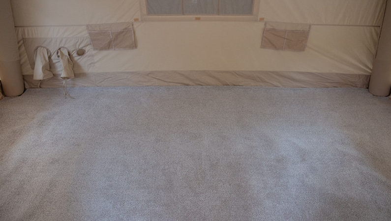 Carpet set for *COODY* Air Tent 13.6/ Ivory & Dark Khaki Colors
