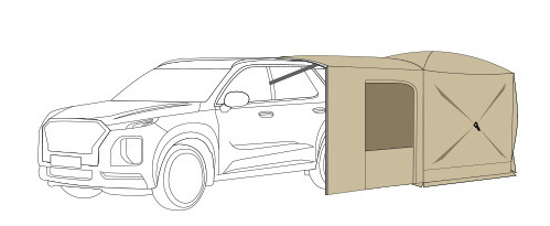 *Idoogen* Additional tent parts for Vantagon Infinity car docking tent.