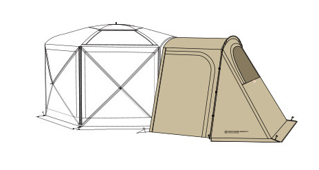 *Idoogen* Additional tent parts for Vantagon Infinity car docking tent.