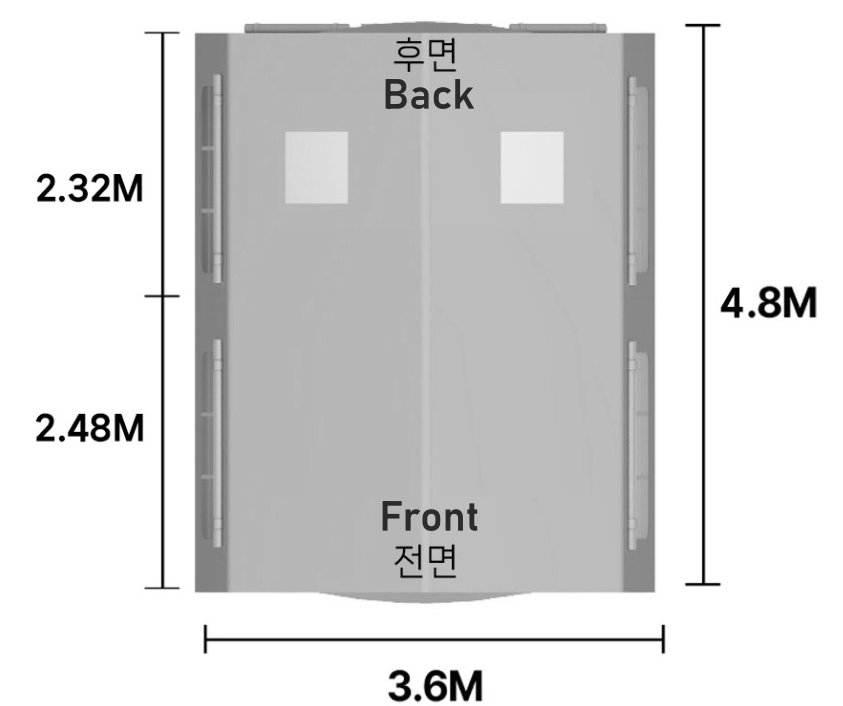 Carpet set for *COODY* Air Tent Familia/ KOALA Air Tent 7/ Ivory, Khaki colors