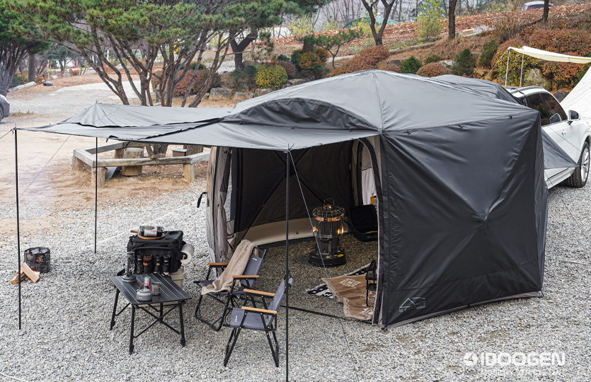 "Idoogen" TPU Sidewall Window & Ground Sheet & Docking tunnel for Octagon Car Docking Tent