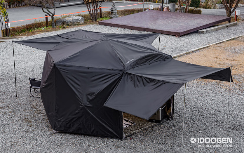 "Idoogen" TPU Sidewall Window & Ground Sheet & Docking tunnel for Octagon Car Docking Tent