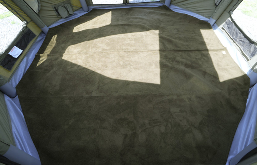Carpet set for *COODY* Bestona Air Tent, Ivory & Dark Khaki Colors
