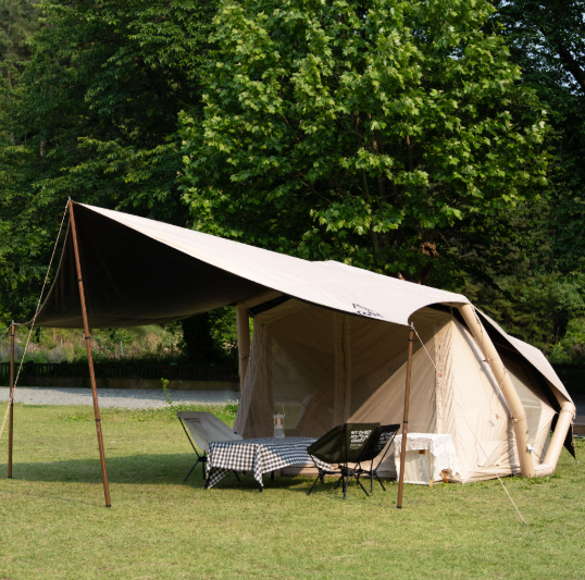family tarp [Coody] Havena Air Tent, Family Tent with Extended Tarp