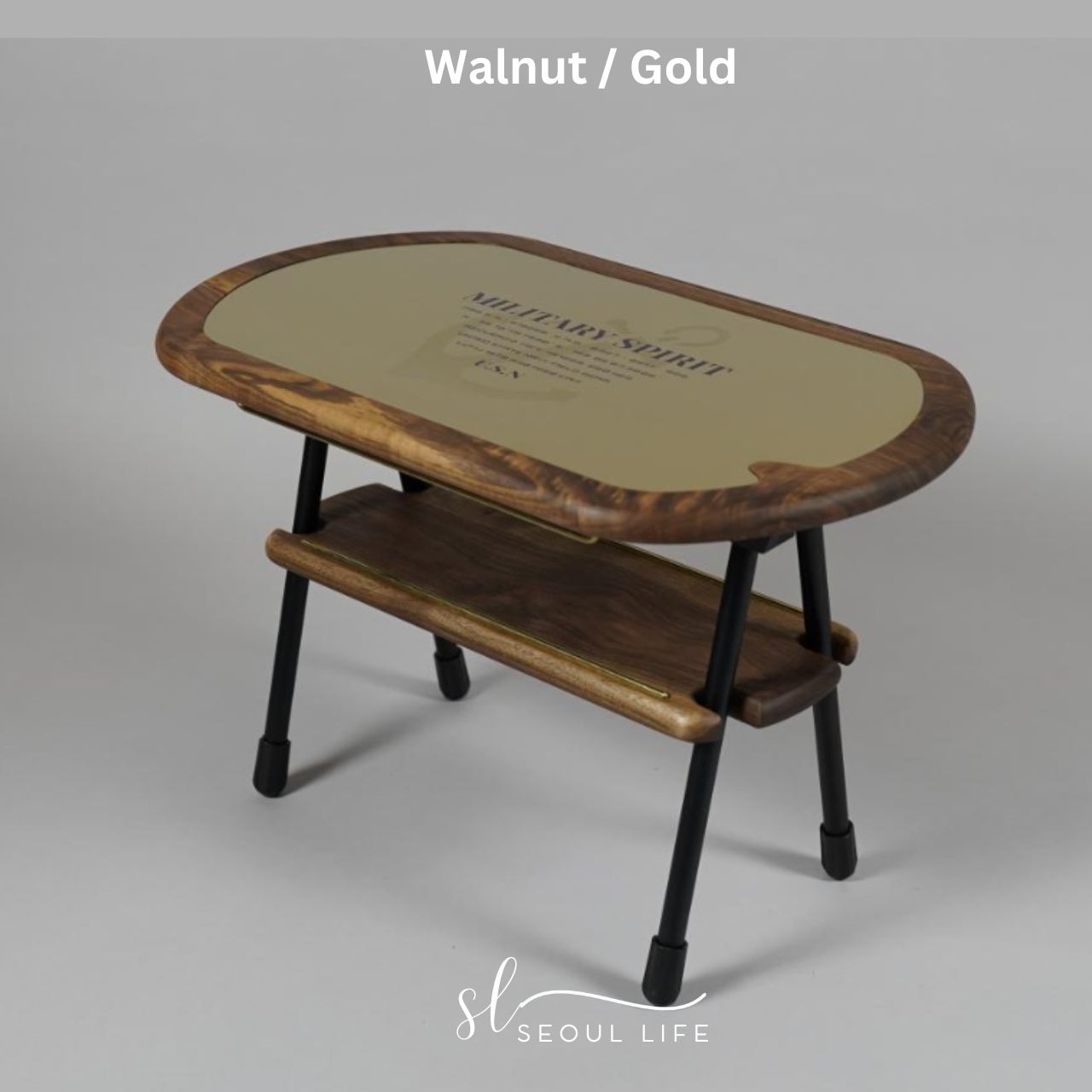 Handcraft Wooden table, camping shelf, outdoor table, Made in Korea. Good for Outdoor Camping
