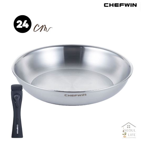 *Chefwin* 316STS stainless pan  with detachable handle