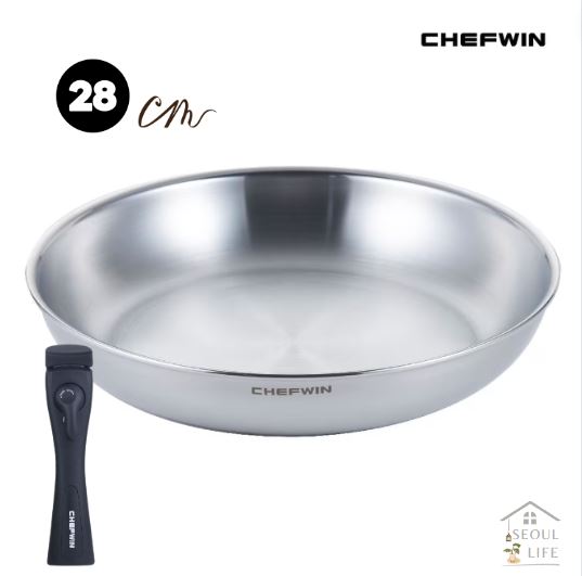 *Chefwin* 316STS stainless pan  with detachable handle