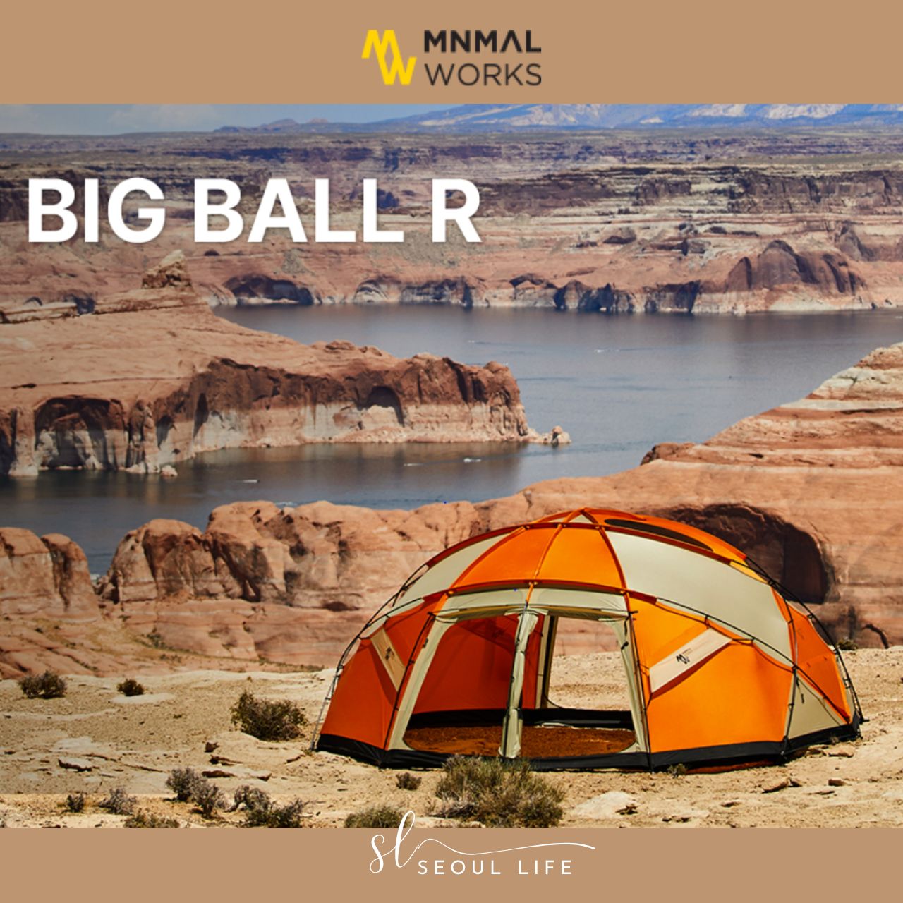 [SeoulLife]*Minimal Works* Big Ball R Shelter/ four seasons Dome Tent for 4-12 people