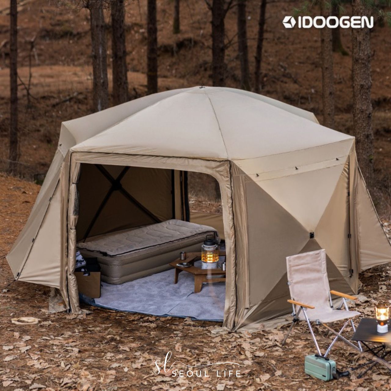 *Idoogen* Component parts for Octagon Mammoth One-touch Tent Shelter.