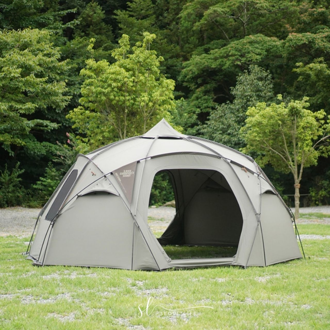 *Camperskan* Tenker 5M Octagon cotton blend (T/C) Tent/ Shelter, all-season, 4 people. Camping Equipment