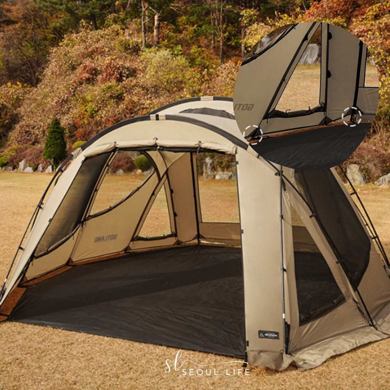 [SeoulLife]*KZM* Gotland Swell House Camping Tent for 3-4people