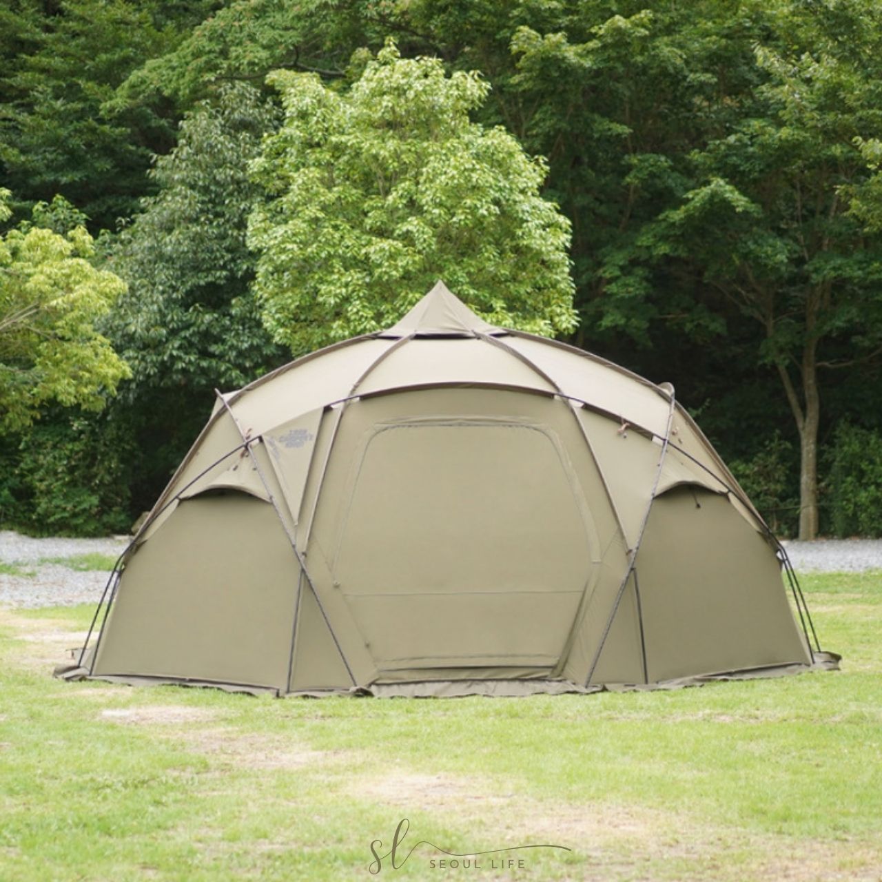 *Camperskan* Tenker 5M Octagon cotton blend (T/C) Tent/ Shelter, all-season, 4 people. Camping Equipment