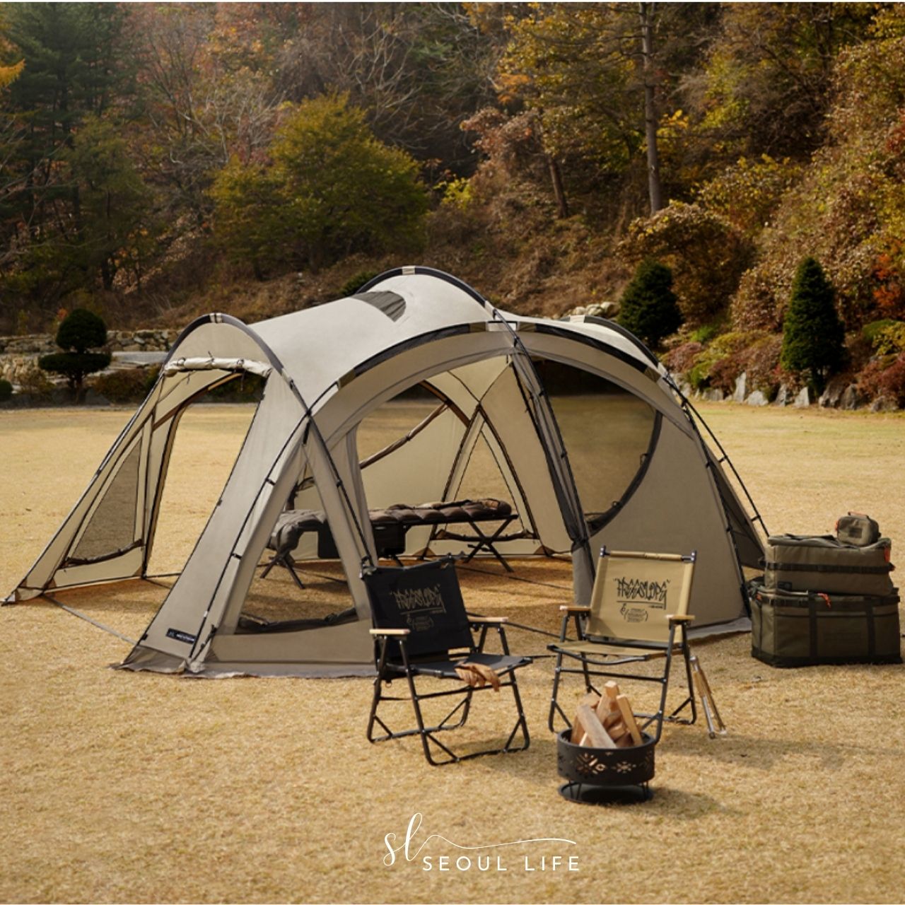 *KZM* Gotland Swell House Camping Tent for 3-4people.