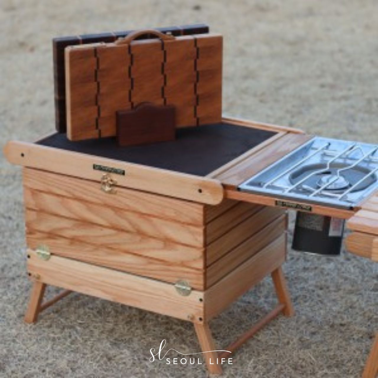 The Classical Box, Handcraft Outdoor Camping Table, Side Table