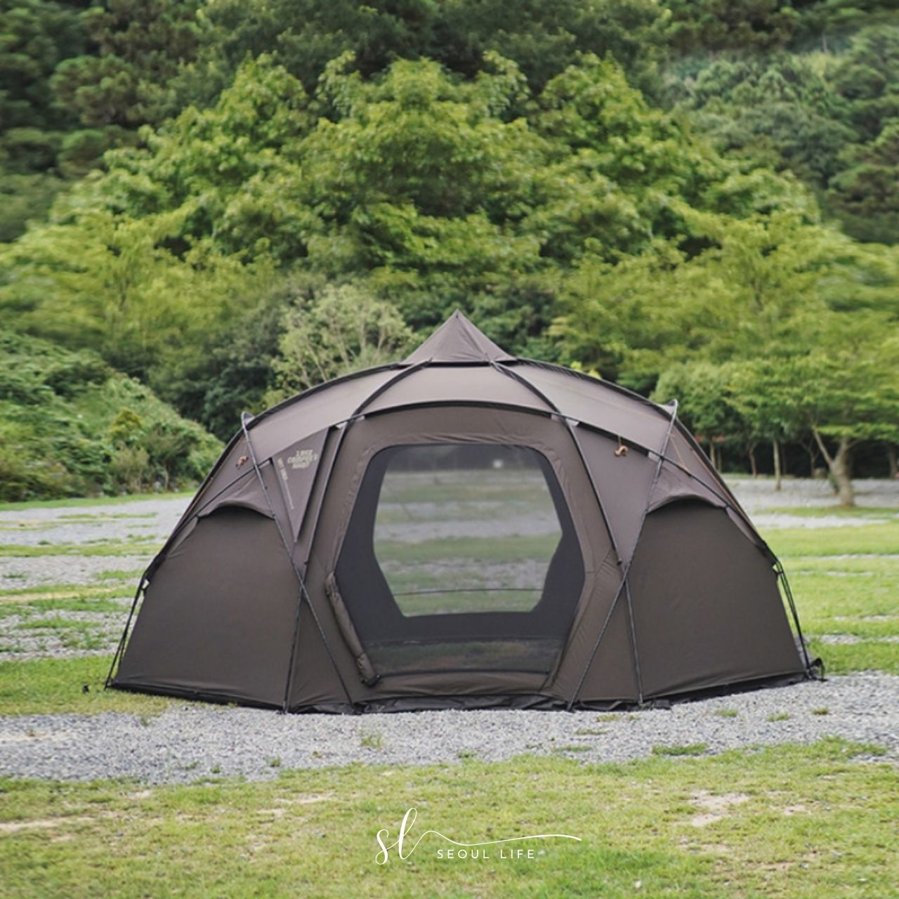 *Camperskan* Tenker 5M Octagon cotton blend (T/C) Tent/ Shelter, all-season, 4 people. Camping Equipment