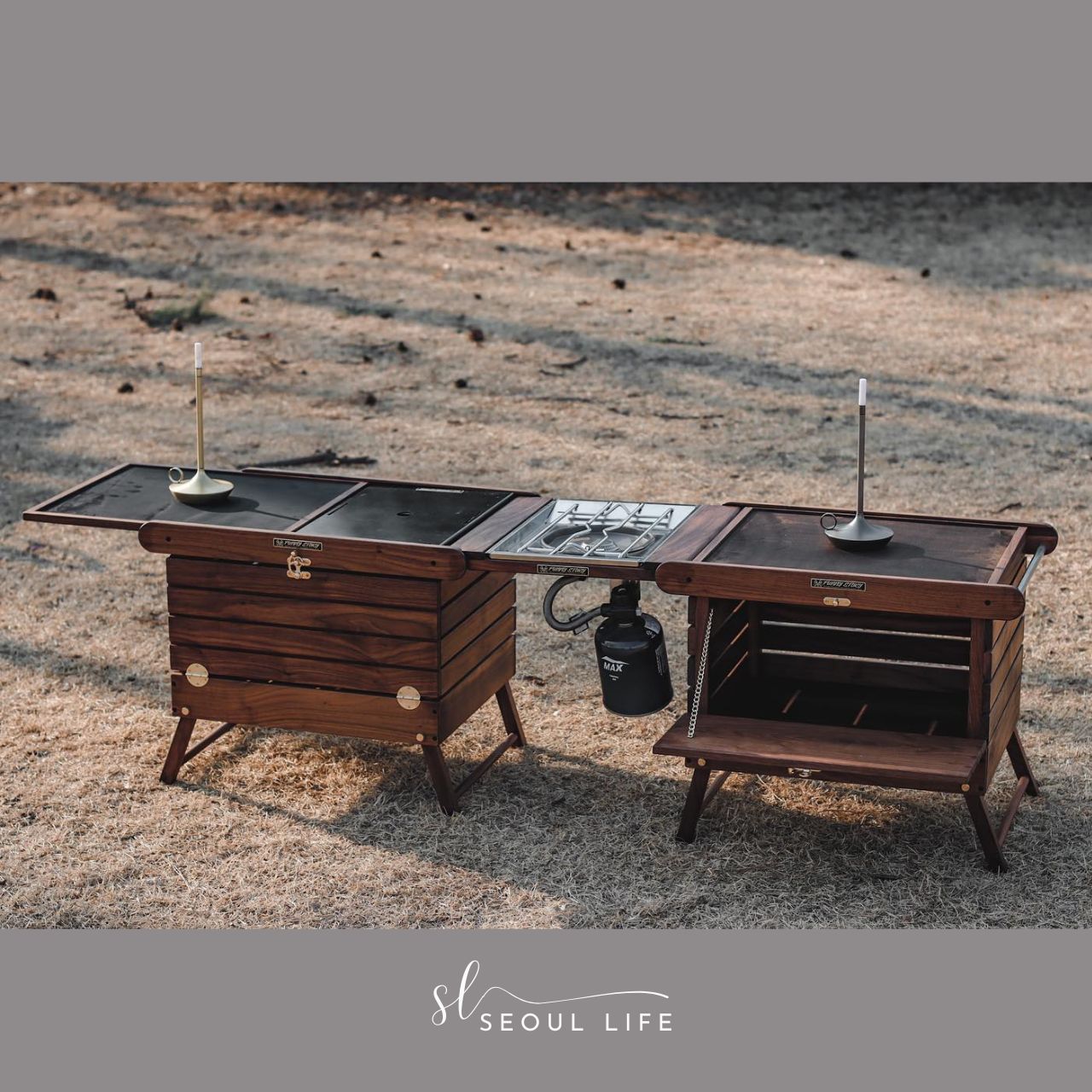 The Classical Box, Handcraft Outdoor Camping Table, Side Table