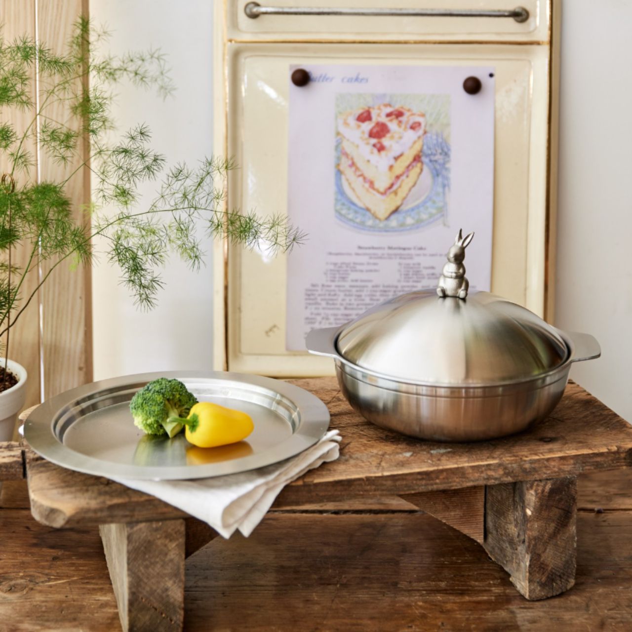 Rabbit Shabu shabu Pot, 20cm, 304 Stainless, Made in Korea